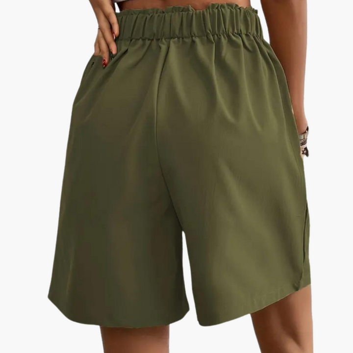 Ripp Crop Top mit Plisseerock für Damen – Sommeroutfit