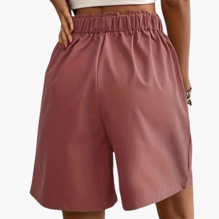 Ripp Crop Top mit Plisseerock für Damen – Sommeroutfit