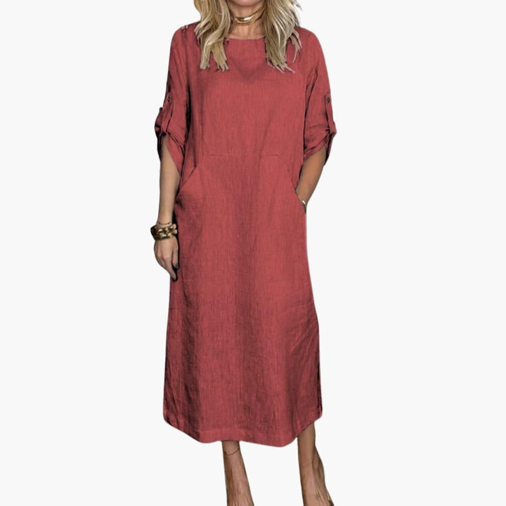 Bequemes Midi-Sommerkleid Damen - SchmiedeMode