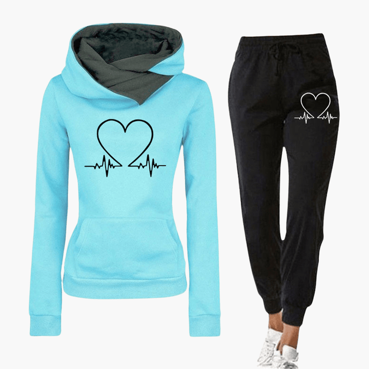 Bequemes Jogging-Set mit Hose für Frauen - SchmiedeMode
