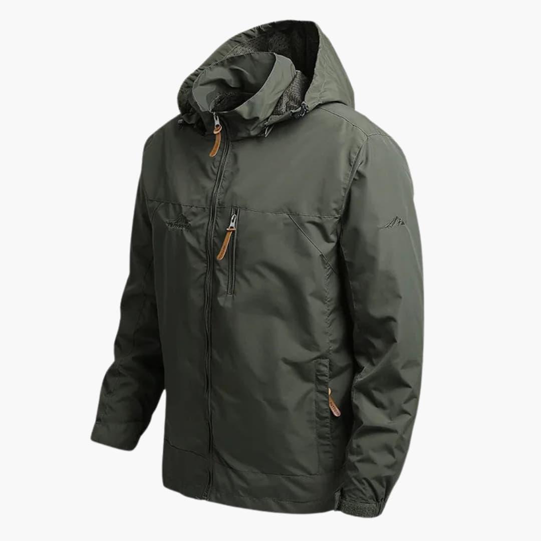 Bequeme wasserdichte Outdoor-Jacke für Männer - SchmiedeMode