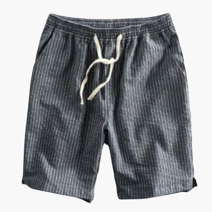 Knielange Sommer-Shorts für Herren mit elastischem Bund