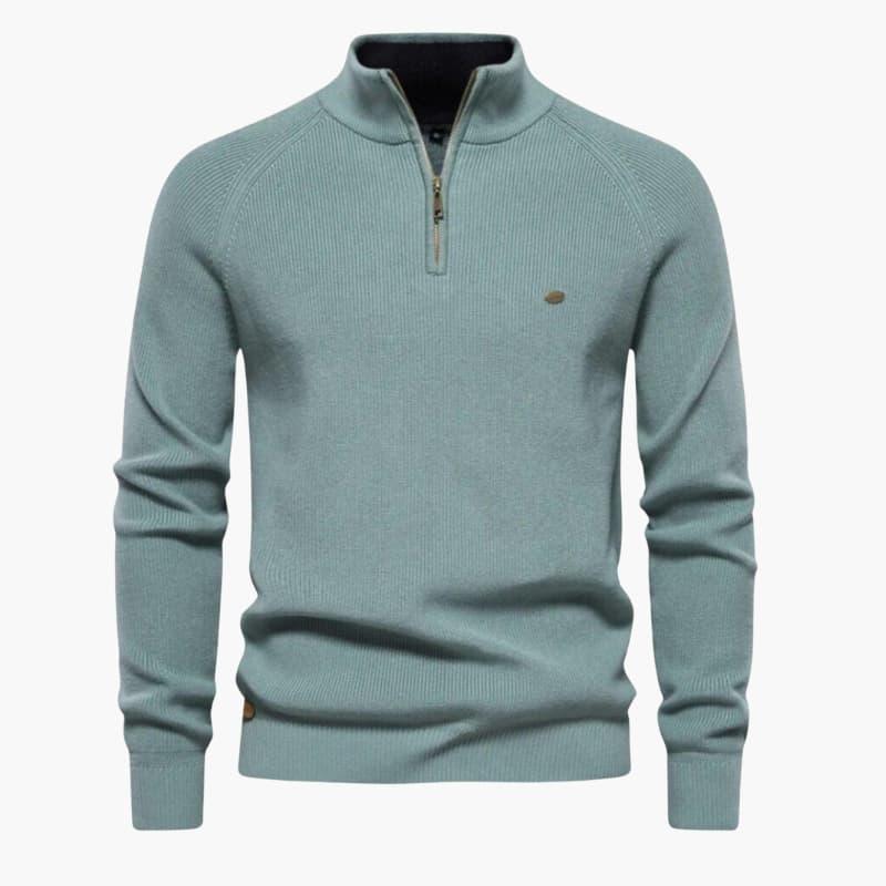 Weicher und modischer Half-Zip-Pullover für Herren - SchmiedeMode