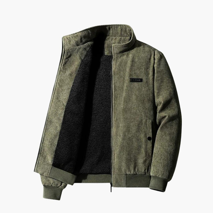 Bequeme gerippte Cordjacke für Herren - SchmiedeMode