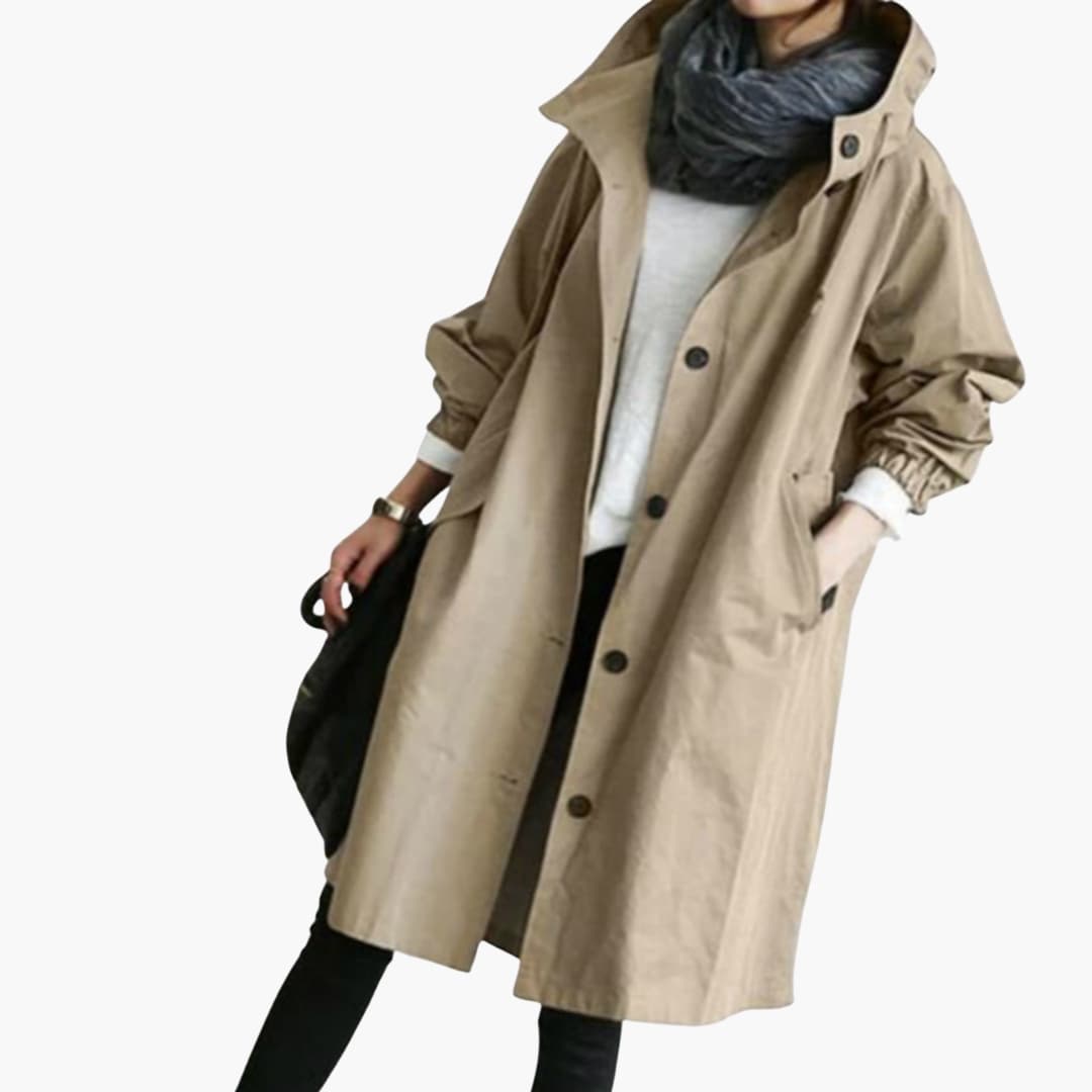 Langer Trenchcoat für Damen