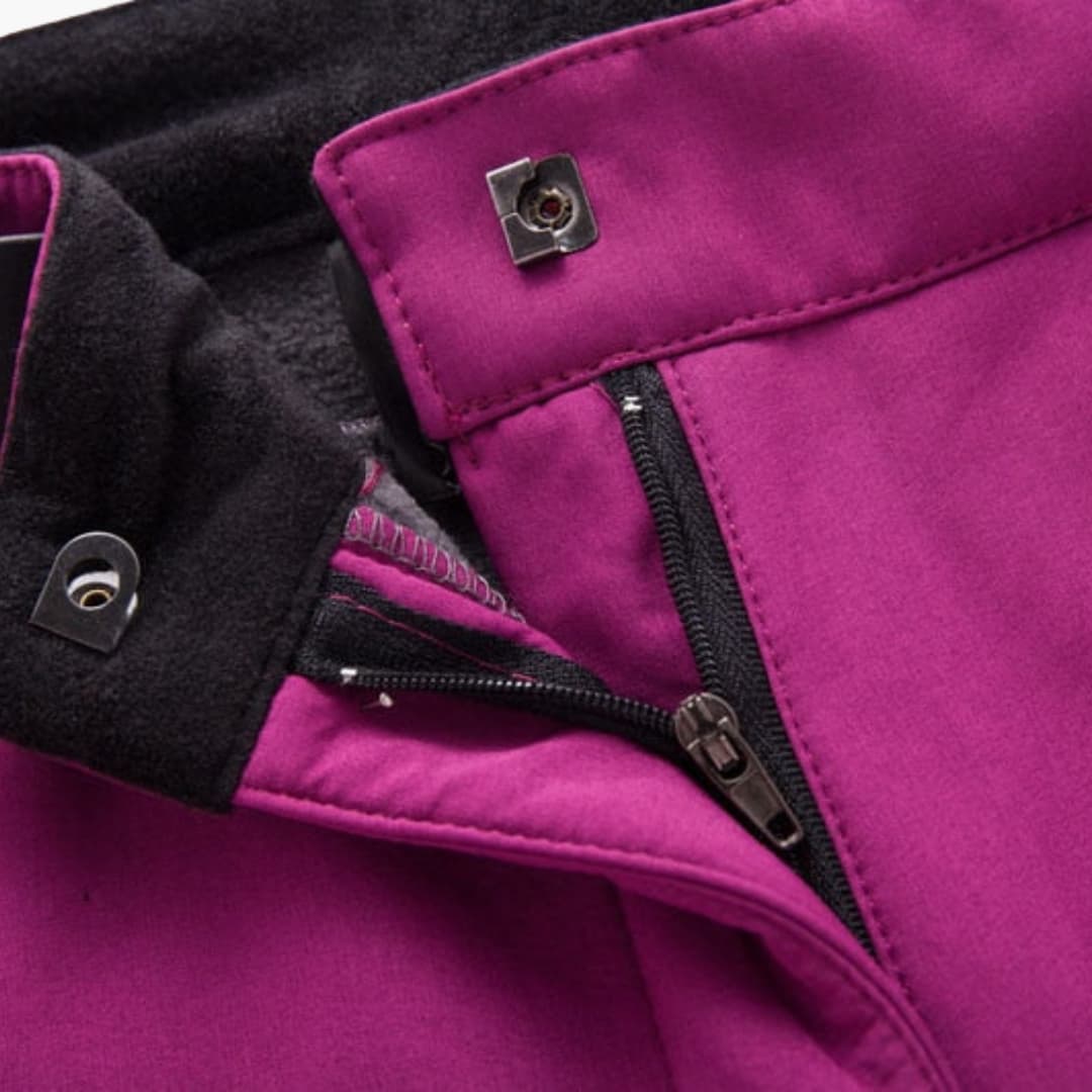 Damen-Wanderhose mit Reißverschlusstaschen