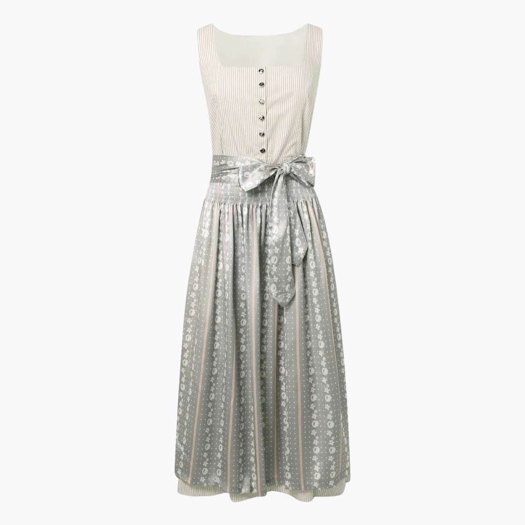 Kariertes Dirndl kleid mit Schürze für Damen - Oktoberfest 2025