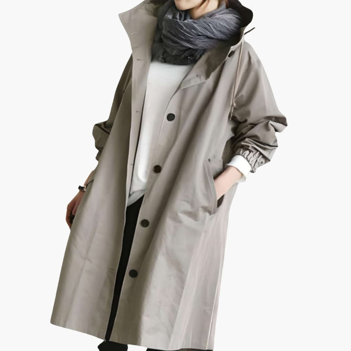 Langer Trenchcoat für Damen