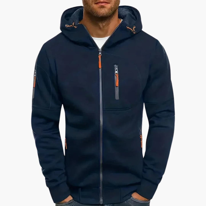 Kapuzenjacke mit Reißverschluss für Herren
