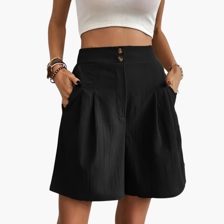 Ripp Crop Top mit Plisseerock für Damen – Sommeroutfit