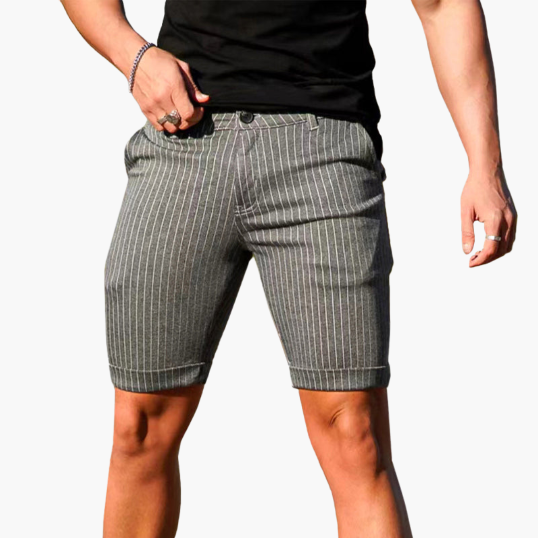 Karierte Herren Shorts - Atmungsaktive Sommermode aus Baumwolle