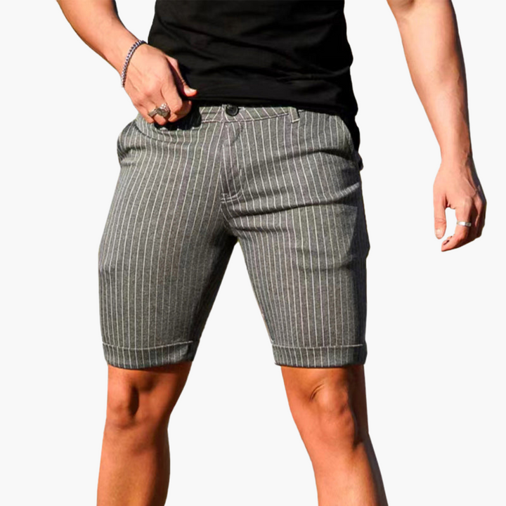 Karierte Herren Shorts - Atmungsaktive Sommermode aus Baumwolle