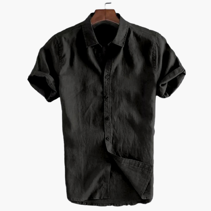 Casual White Shirt für Männer - Short-Sleeve & Stylish