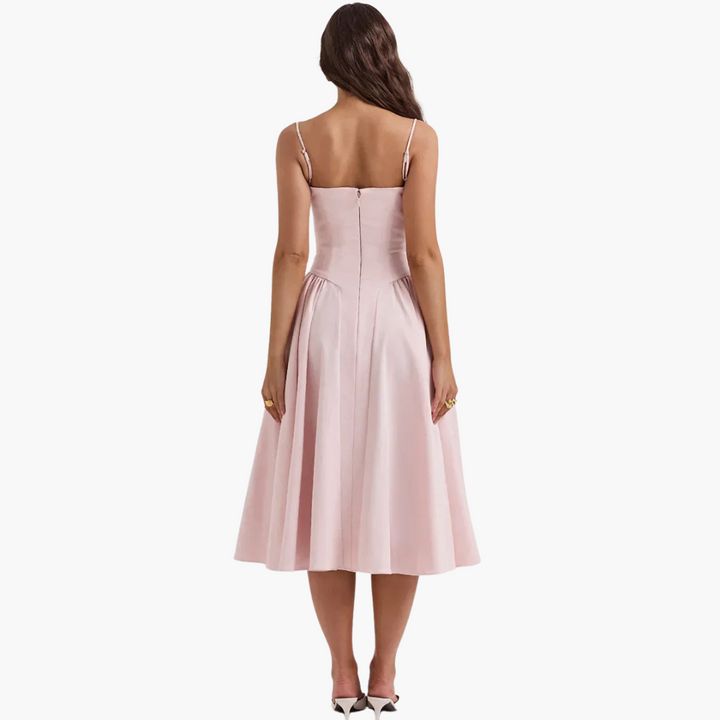 Bustier Midikleid für Damen – Elegant, Luftig & Figurbetont