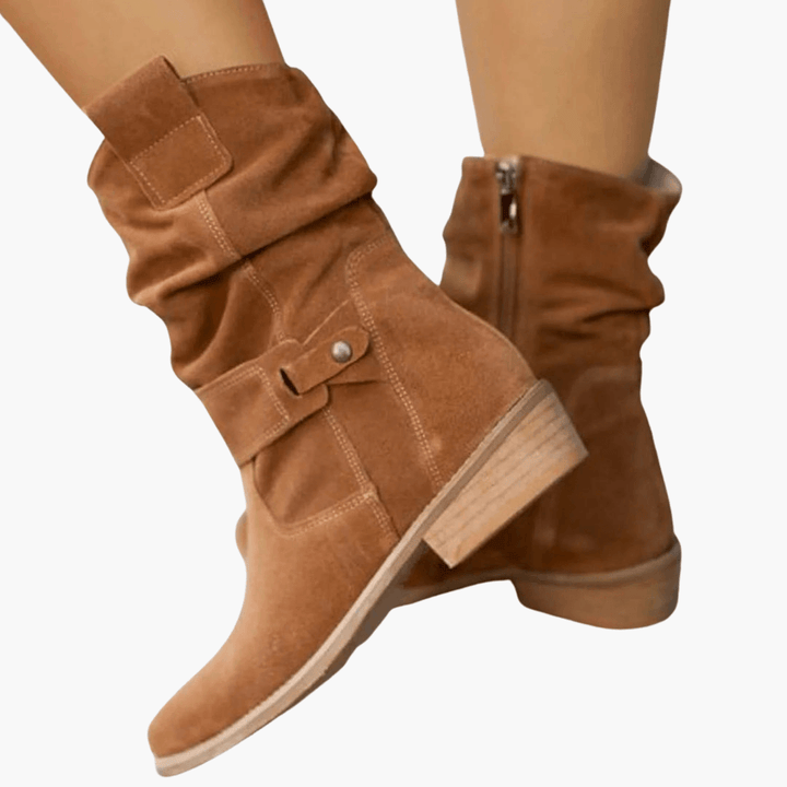 Elegante Stiefel mit bequemer Sohle für Frauen - SchmiedeMode