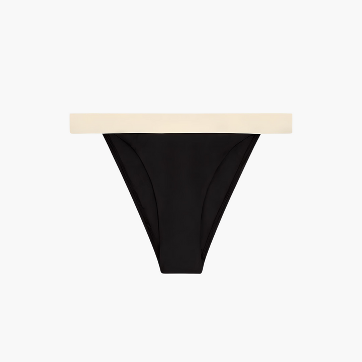 Damen Bikini Set mit Bügelträgern und hochgeschnittenem Slip