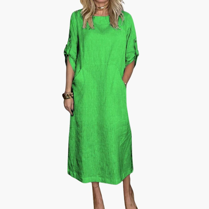 Bequemes Midi-Sommerkleid Damen - SchmiedeMode