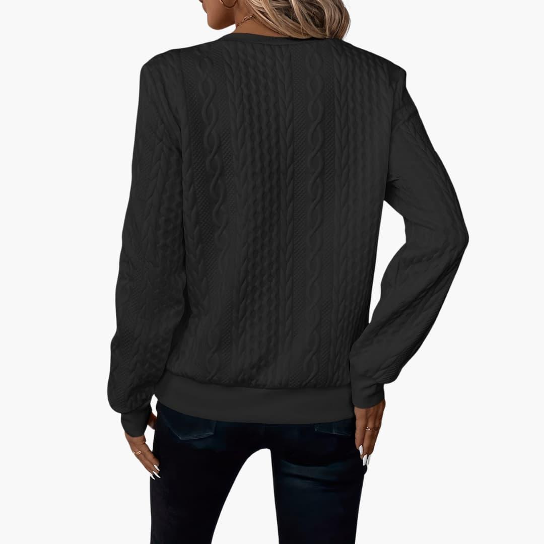 Moderner Strickpullover für Damen - SchmiedeMode