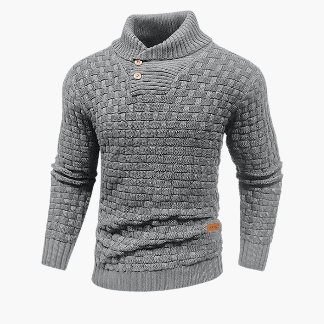 Warmer und stylischer Strickpullover für Herren - SchmiedeMode