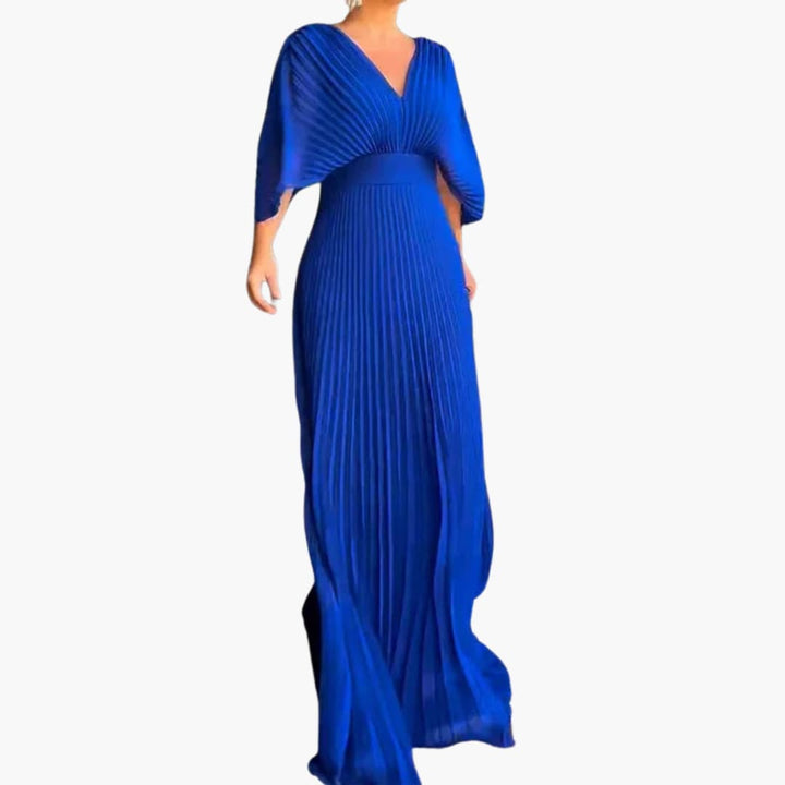 Elegantes Kleid – Damen Hochzeitsgastkleid in Maxilänge