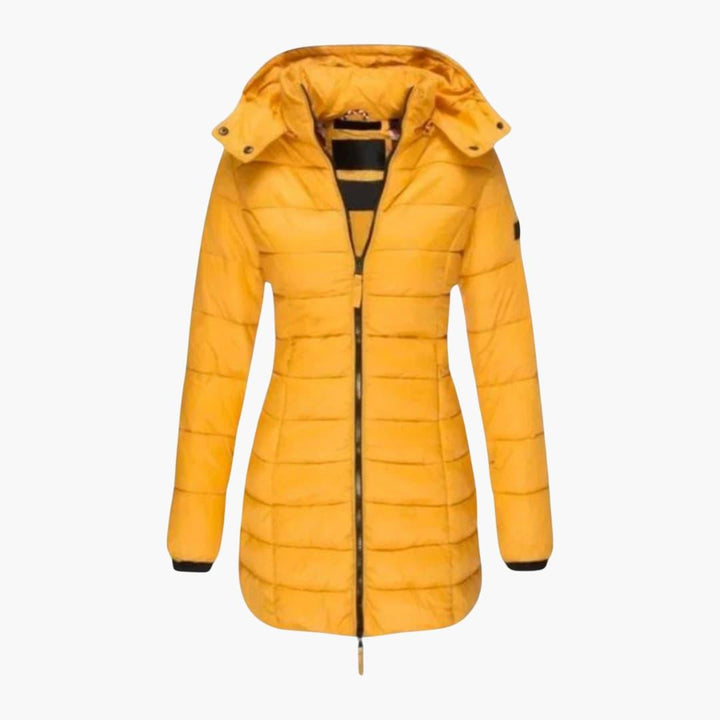 Warm gefütterter Wintermantel für Damen - SchmiedeMode