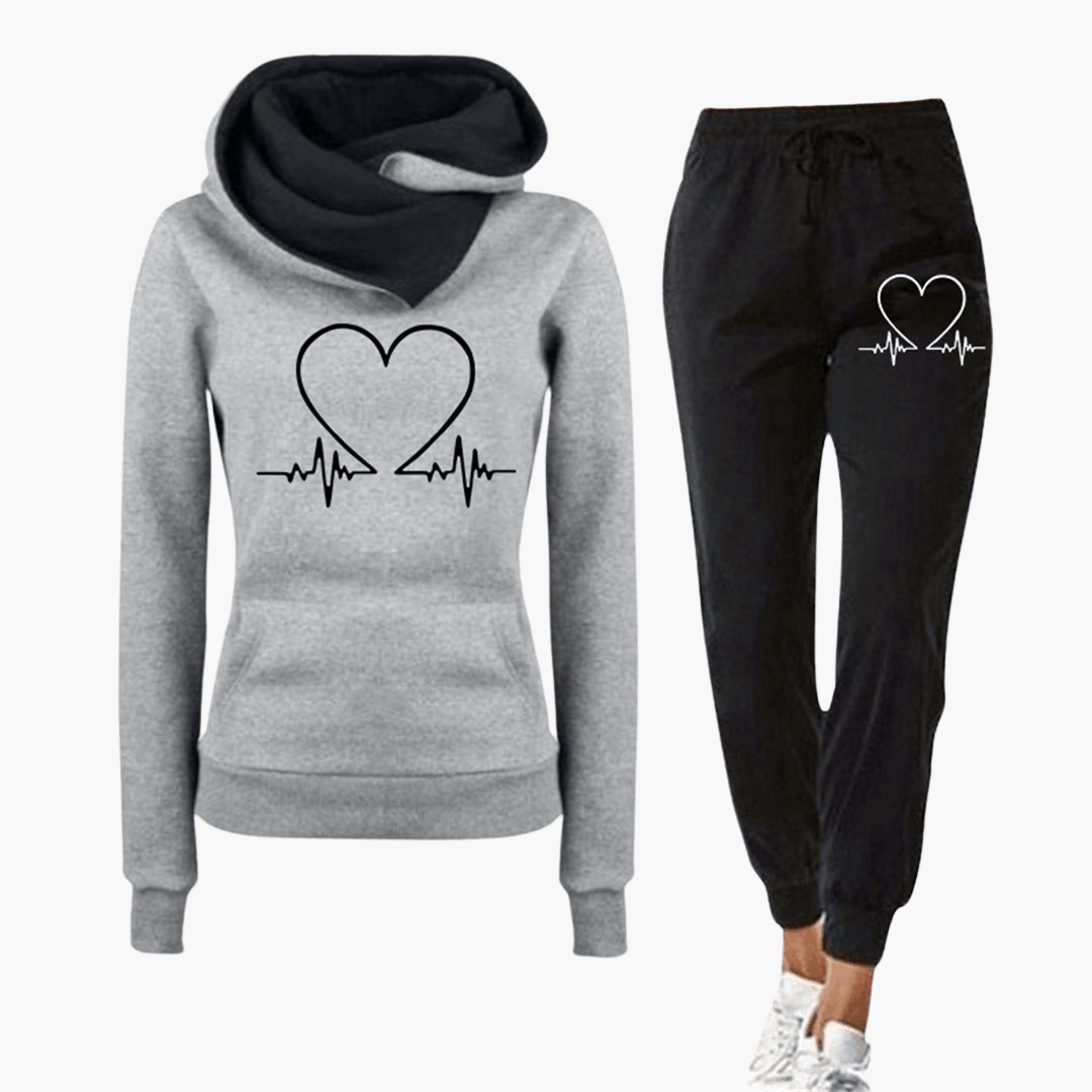 Bequemes Jogging-Set mit Hose für Frauen - SchmiedeMode