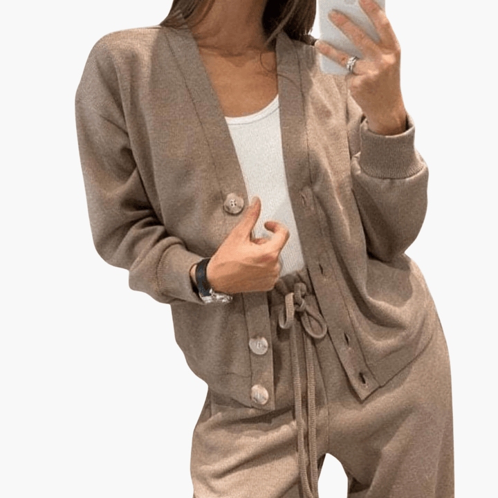 Luxuriöses Relaxed Fit Lounge-Set für Damen - SchmiedeMode