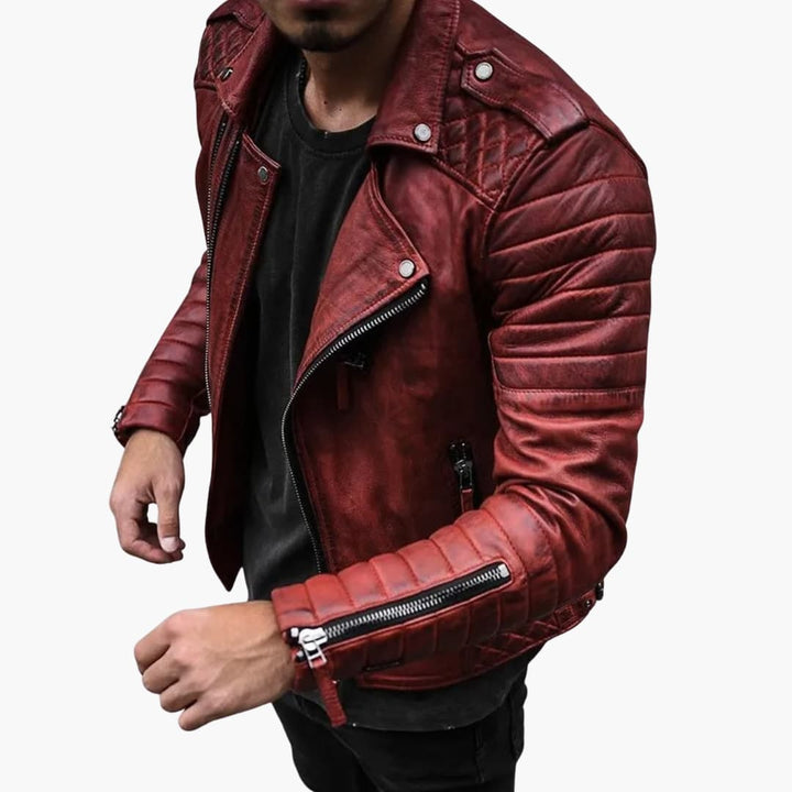 Strukturiertes Freizeitjacke für Herren