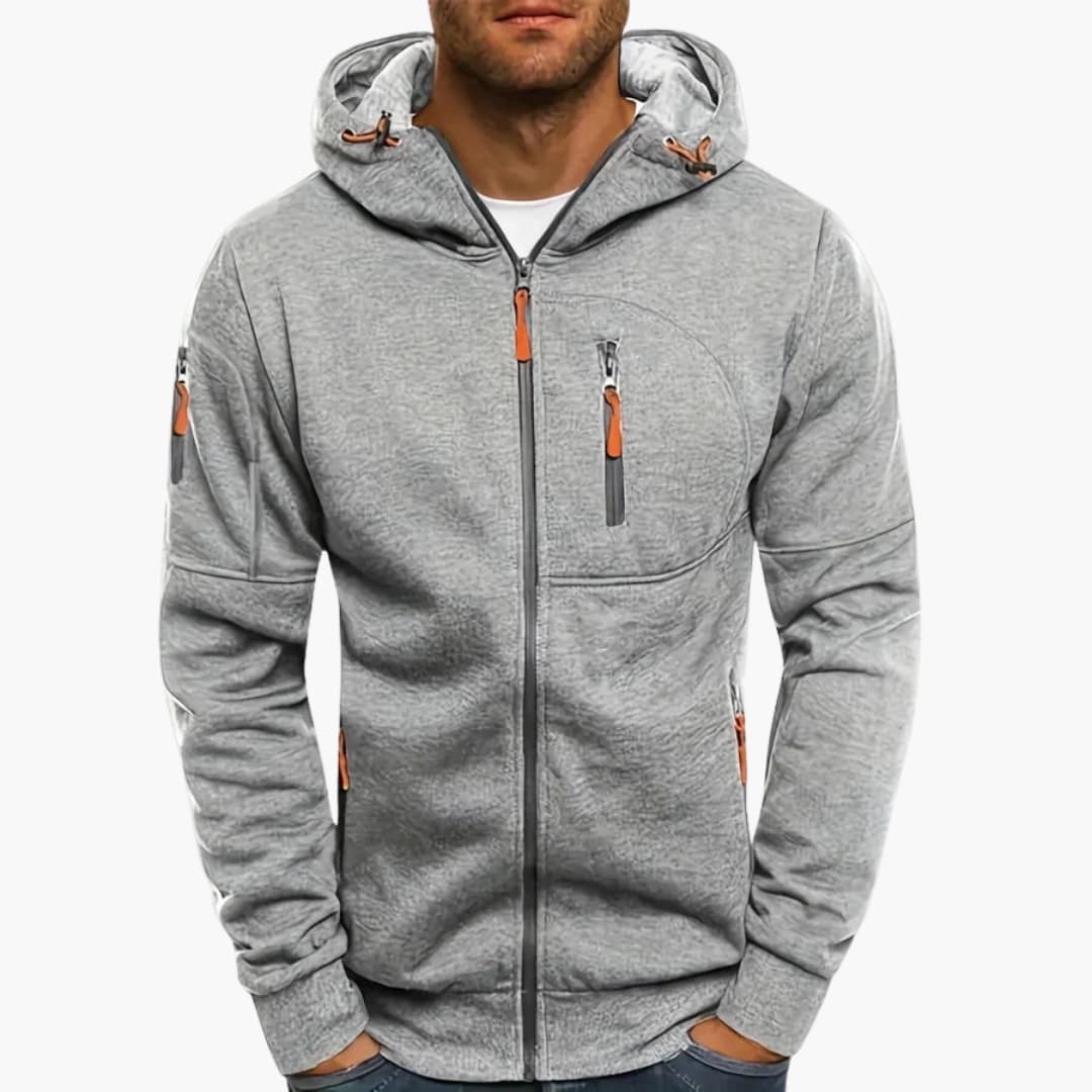 Kapuzenjacke mit Reißverschluss für Herren