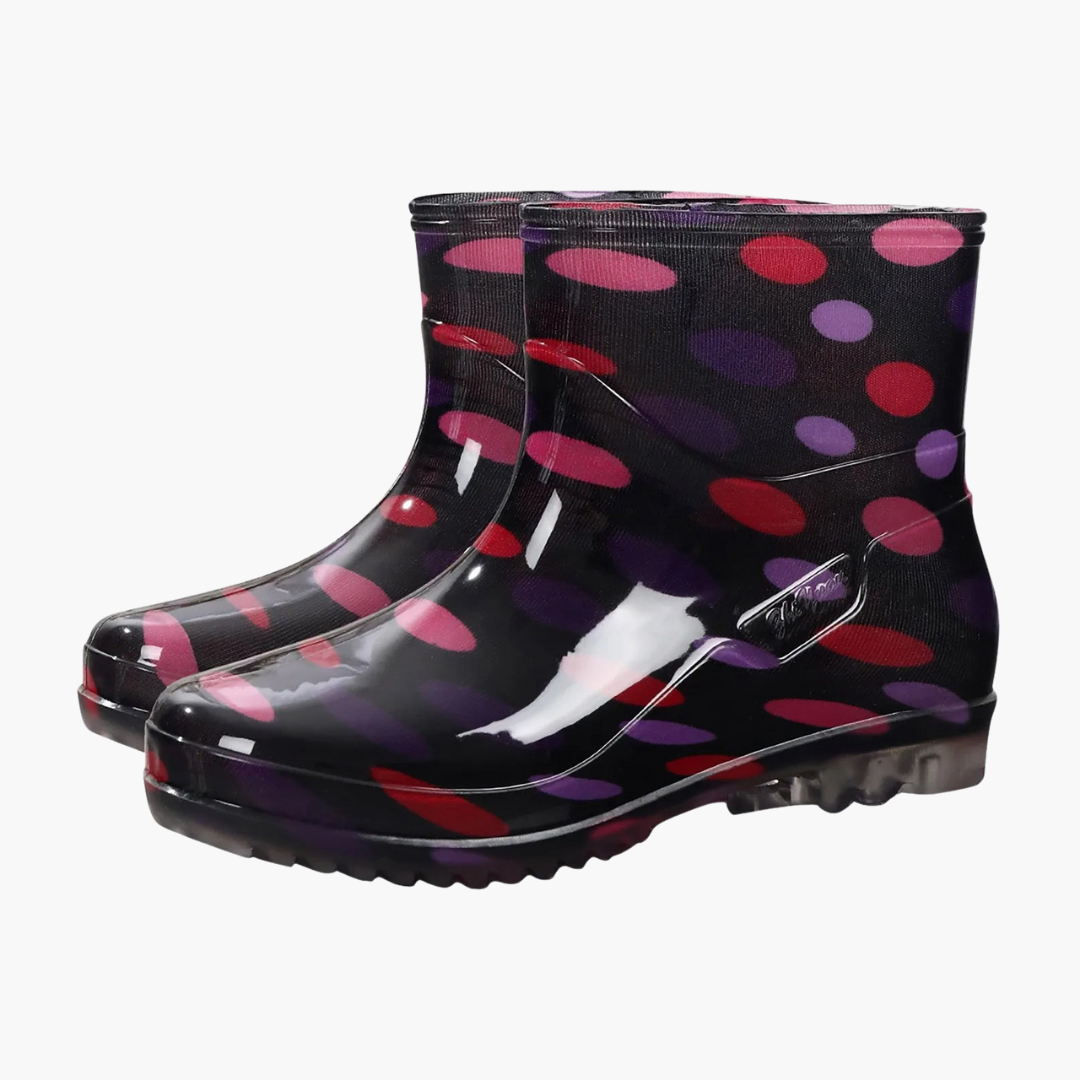 Damen Stiefeletten mit bedrucktem Schaft