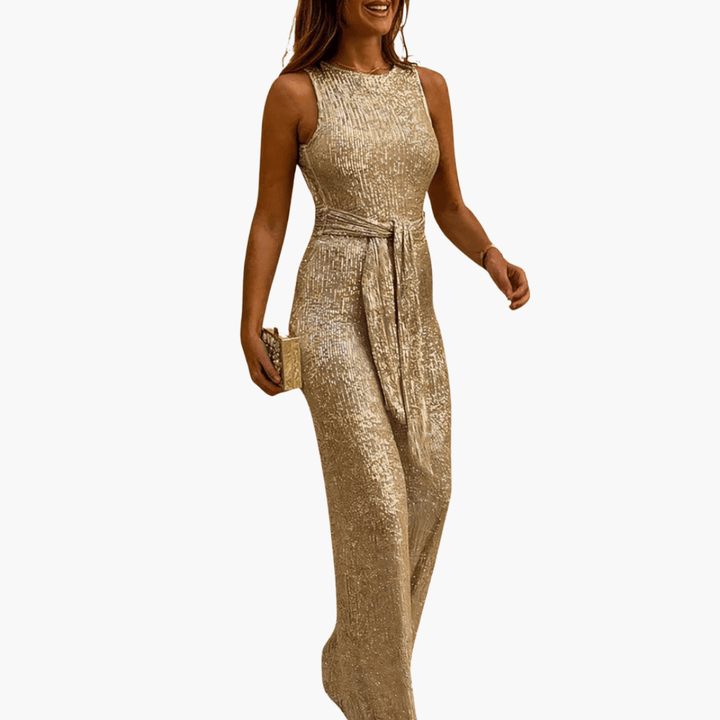 Stylischer Glitzer Jumpsuit für Frauen - SchmiedeMode