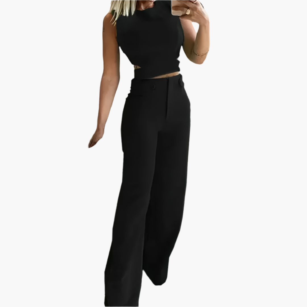 Fließendes V-Ausschnitt-Kleid für Damen - entspannte Passform