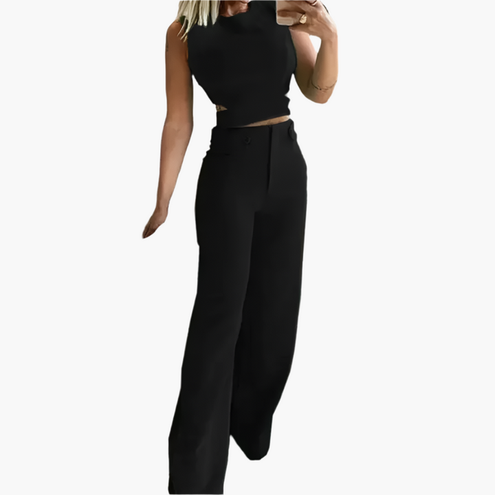 Fließendes V-Ausschnitt-Kleid für Damen - entspannte Passform