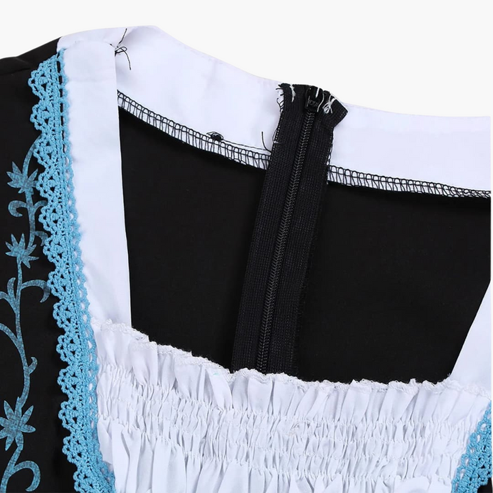 Traditionelles Dirndl mit Schürze für Damen - Oktoberfest 2025