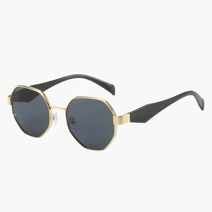 Damen Sonnenbrille mit runder Fassung und UV400 Schutz