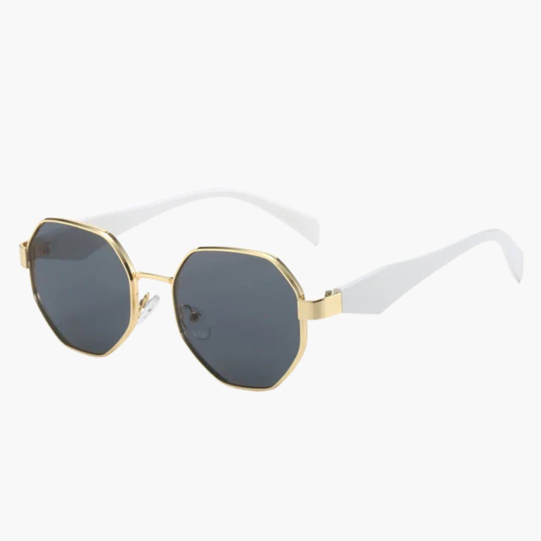 Damen Sonnenbrille mit runder Fassung und UV400 Schutz