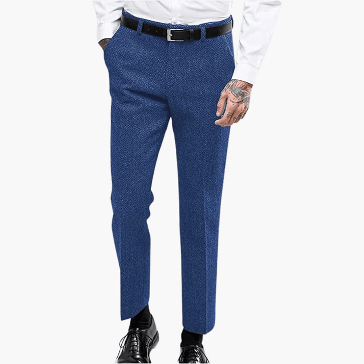 Klassische Slim Fit Vintage-Hosen für Männer - SchmiedeMode