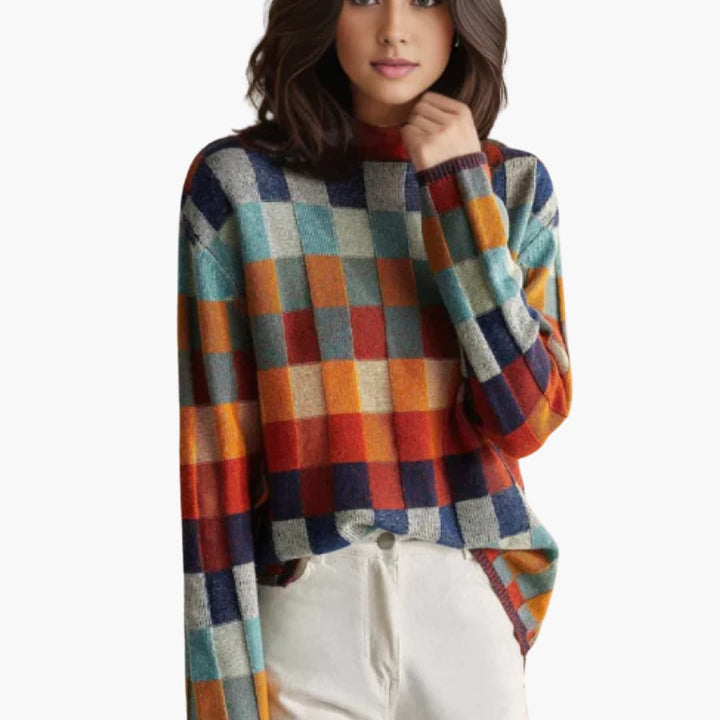 Strick Rollkragenpullover für Damen