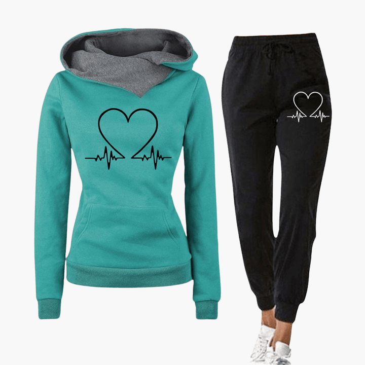 Bequemes Jogging-Set mit Hose für Frauen - SchmiedeMode