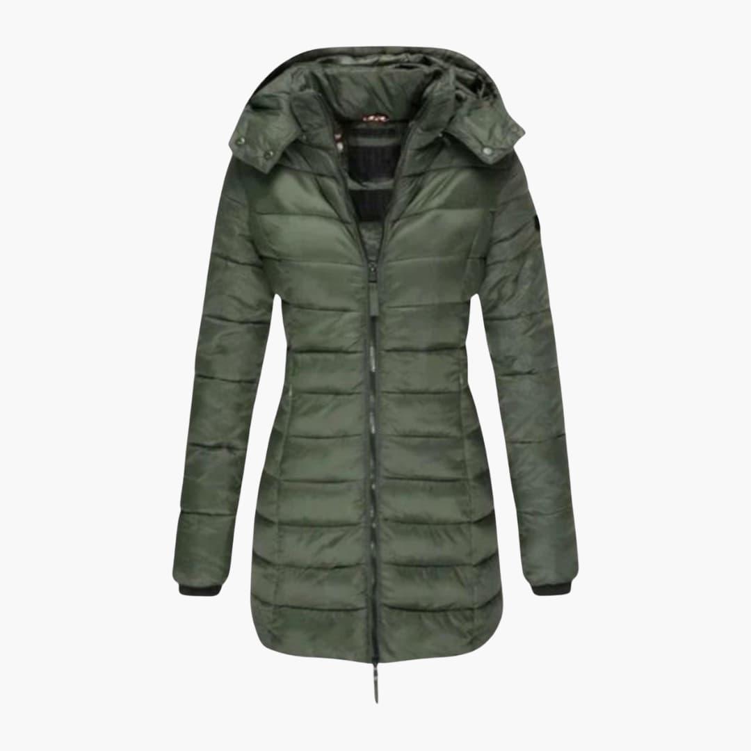 Warm gefütterter Wintermantel für Damen - SchmiedeMode