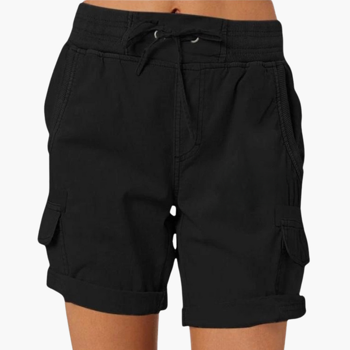 Damen Cargo Shorts mit Kordelzug – Bequem und stilvoll