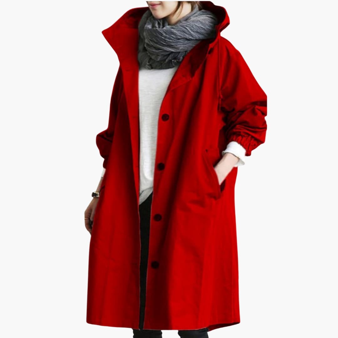 Langer Trenchcoat für Damen