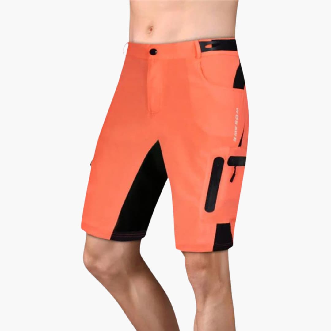 Herren Outdoor Shorts mit Reißverschlusstaschen für Sommer