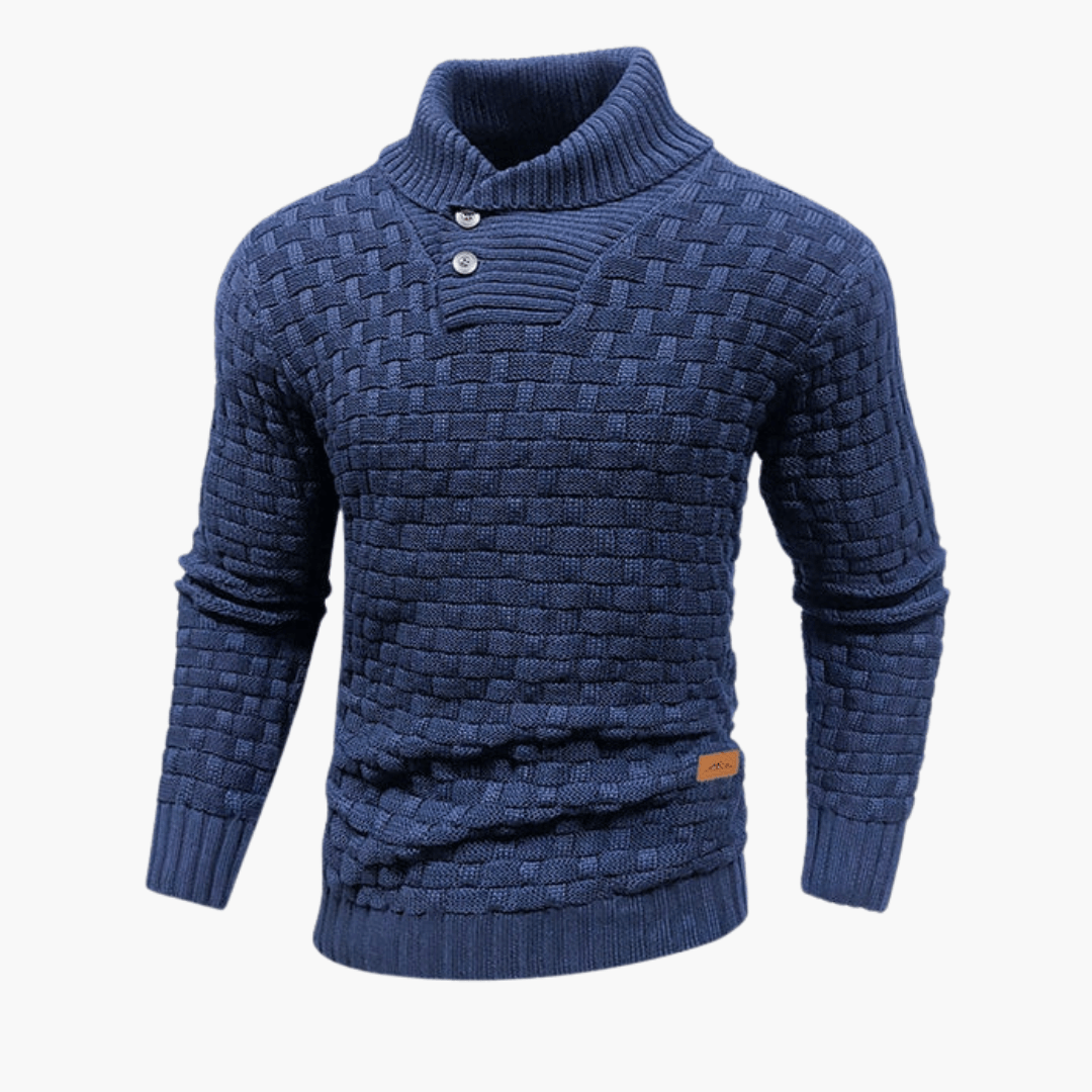 Warmer und stylischer Strickpullover für Herren - SchmiedeMode