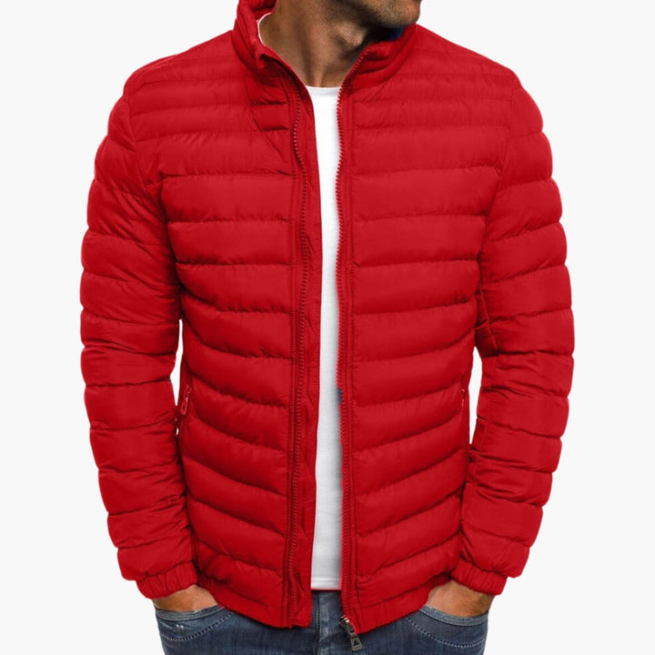 Leichte Steppjacke mit Reißverschluss - Herren Übergangsjacke