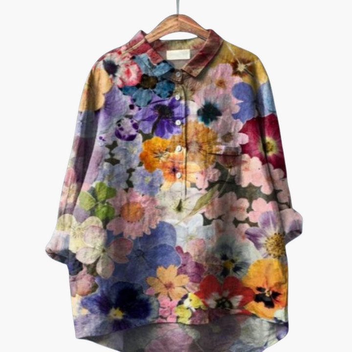 Elegante leichte Seidenbluse für Frauen - SchmiedeMode