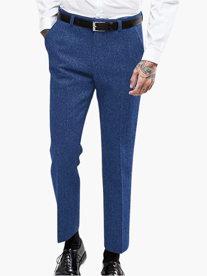 Stilvolle Vintage-Tweedhose für Herren - SchmiedeMode
