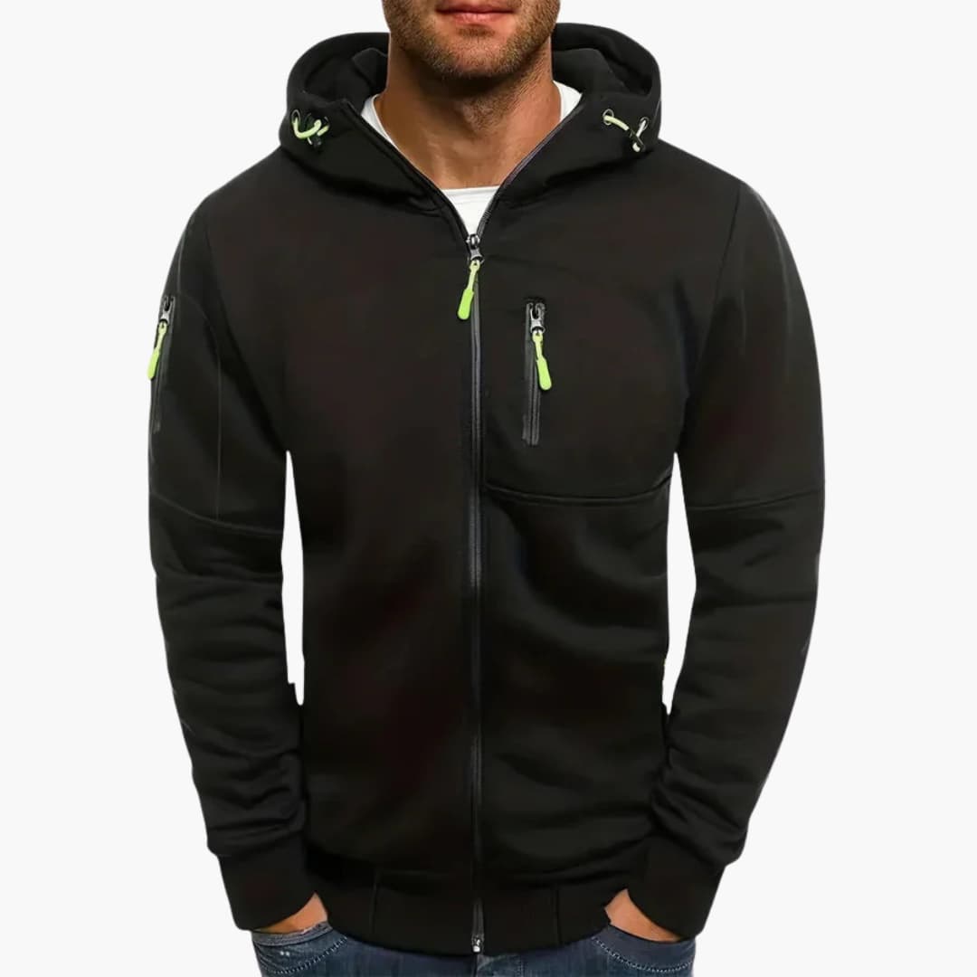 Kapuzenjacke mit Reißverschluss für Herren
