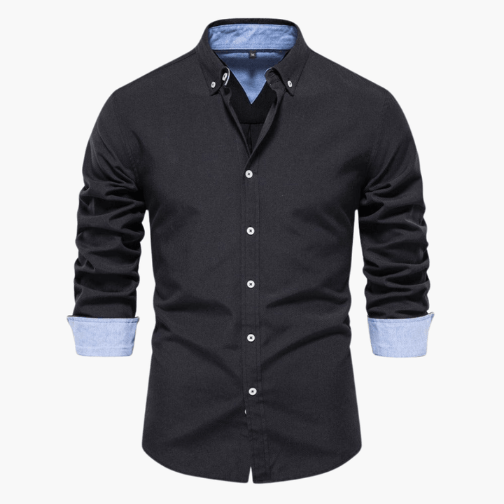 Bequemes Slim-Fit-Hemd für Männer - SchmiedeMode