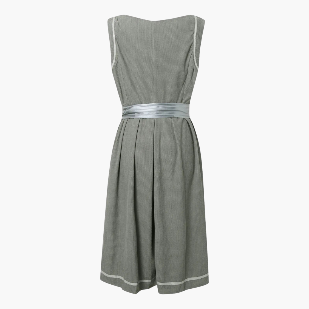 Midi mit Schleife für Damen - Langarm Trachtenkleid